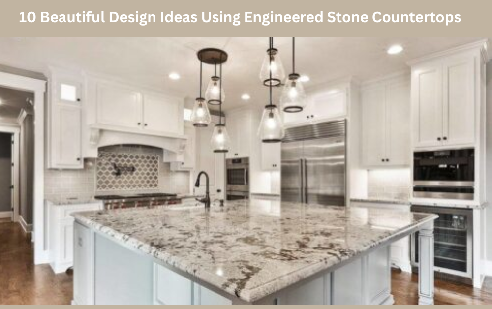 10 Beautiful Design Ideas Using Engineered Stone Countertops